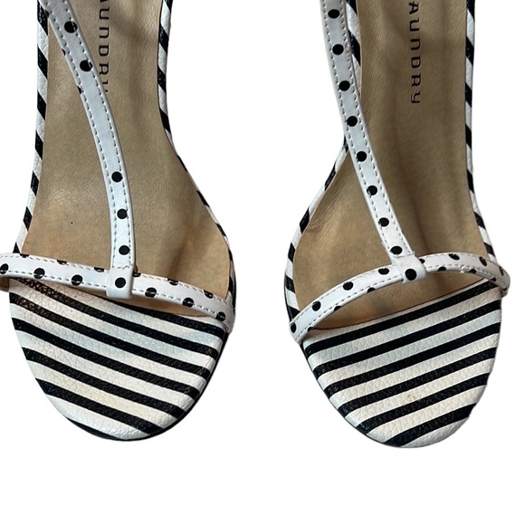 Chinese Laundry Polka Dot Dress Sandal,White/Black Size 8.5 - Picture 2 of 9